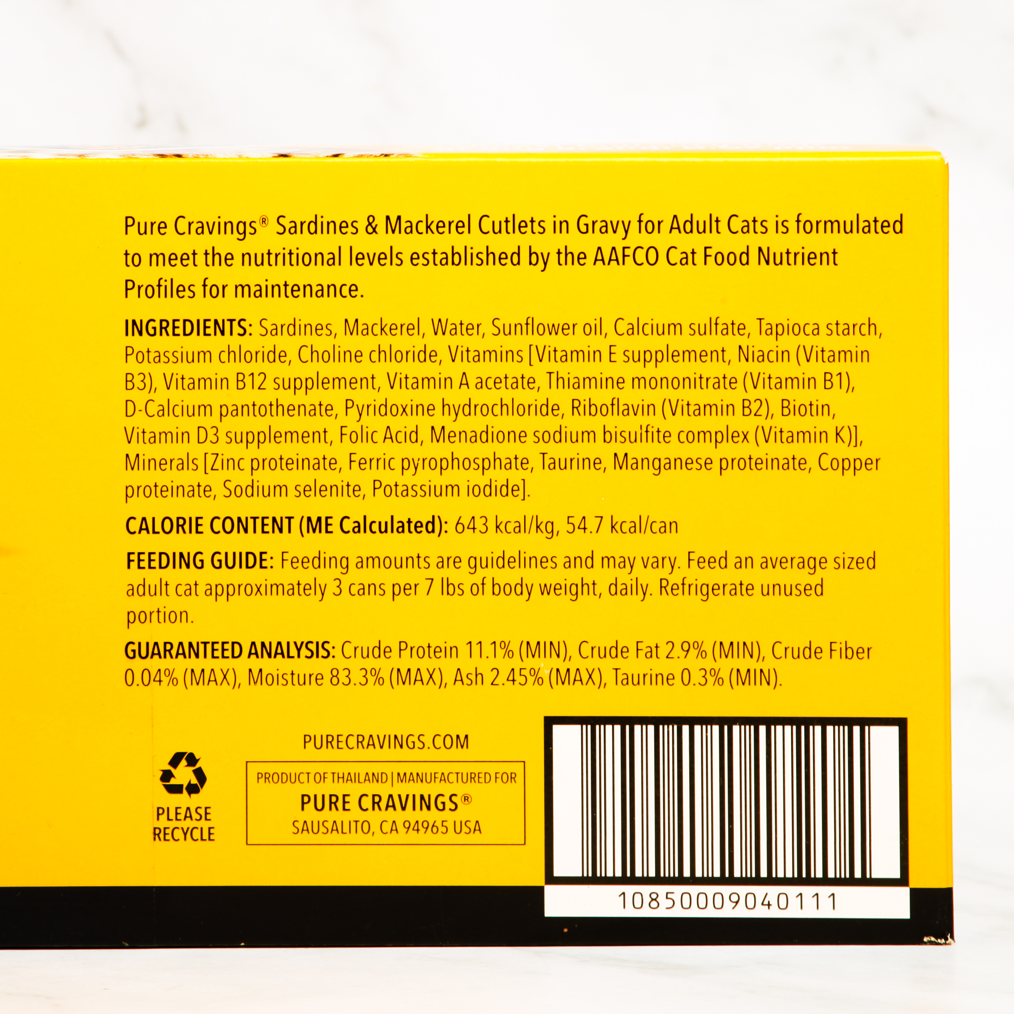 Wild Sardines & Mackerel Cutlets in Gravy (85g) - Pure Cravings